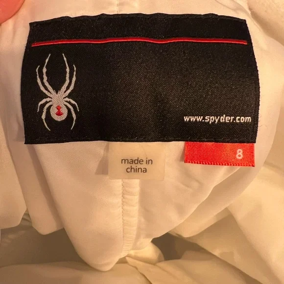 Spyder Women's White Ski/Snow Pants - Picture 3 of 6